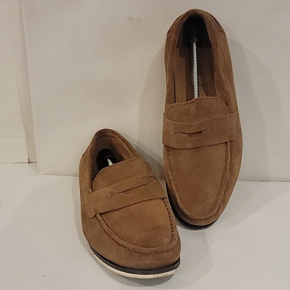 ALFANI SAWYER DARK TAN‎ SUEDE LOAFER ( sz 9)